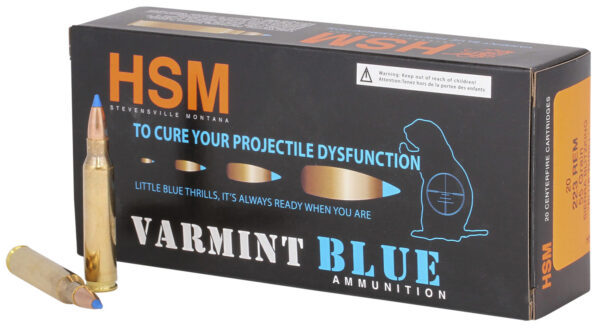 HSM Varmint Blue .223 Rem Sierra BlitzKing – 20 rd