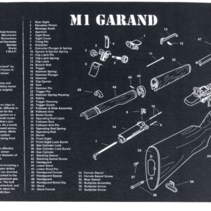 TekMat M1 Garand Cleaning Mat 12×36 Neoprene