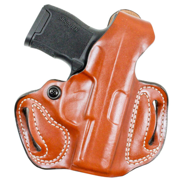 DeSantis Gunhide Mini Slide Thumb Break OWB Holster, Tan — Glock 17/19/22