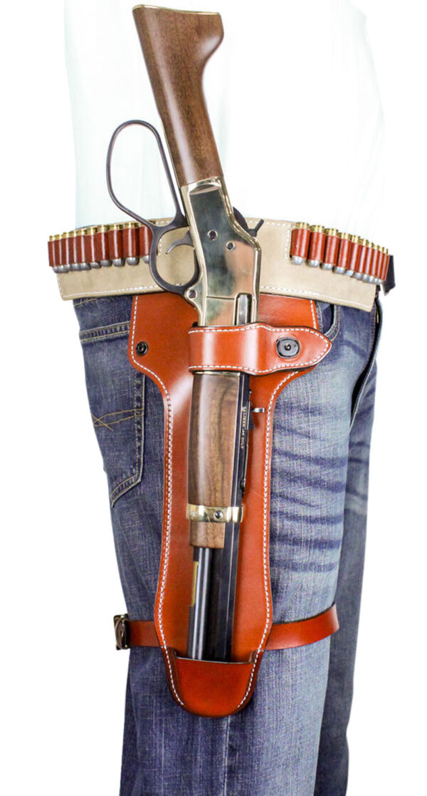 DeSantis Mares Leg Premium Western Rig, Ambidextrous Tan