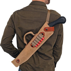 DeSantis Kurz Shotgun Scabbard Natural Leather 14″ .410