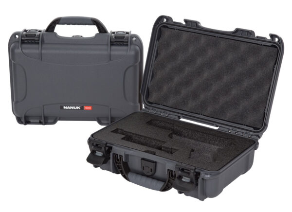 Nanuk 909 Case for Glock, Graphite Resin