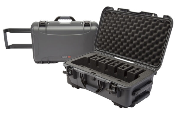 Nanuk 935 6-Up Pistol Case — Graphite NK-7 Resin