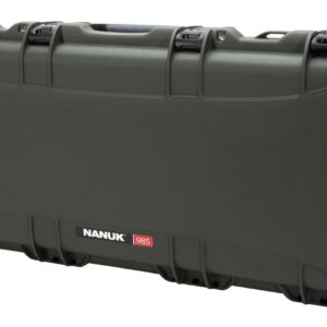 Nanuk 985 Takedown Case — Olive Resin, Foam, Lockable Latches