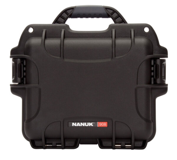 128175 NANUK 908 Small Waterproof Resin Case, Foam — Black