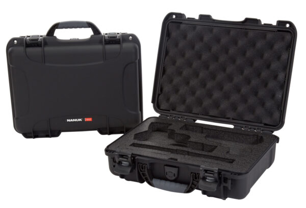 128180 Nanuk 910 Classic 2-Up Pistol Case, 13.20″ x 9.20″ x 4.10″