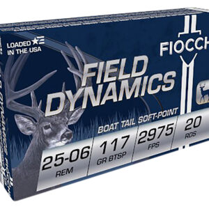 Fiocchi 25-06 Rem 117gr Interlock BTSP 20rd Box