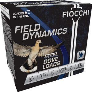 Fiocchi Field Dynamics Dove Loads 20ga 2-3/4″ 7/8oz #7 25rd