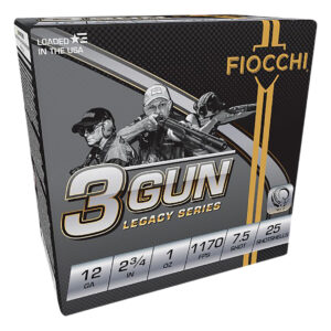 Fiocchi 3-Gun Match 12ga 2-3/4″ 1oz #7.5 25ct