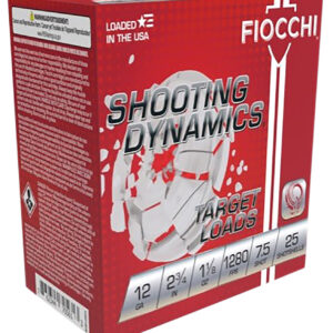 Fiocchi Shooting Dynamics 12 GA 2-3/4″ 1-1/8oz #7.5 25ct