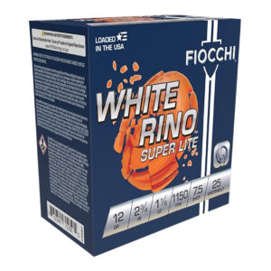 Fiocchi White Rino Super Lite 12ga 2-3/4″ 1-1/8 oz #7.5
