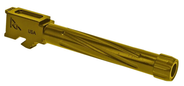 Rival Arms V1 Gold Threaded Barrel for Glock 17 Gen5, 9mm