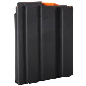 DuraMag SS 5rd AR-15 Magazine — Stainless Steel, Matte Black