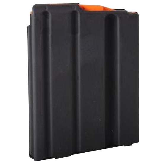 129929 DuraMag SS 5rd AR-15 Magazine — Stainless Steel, Matte Black