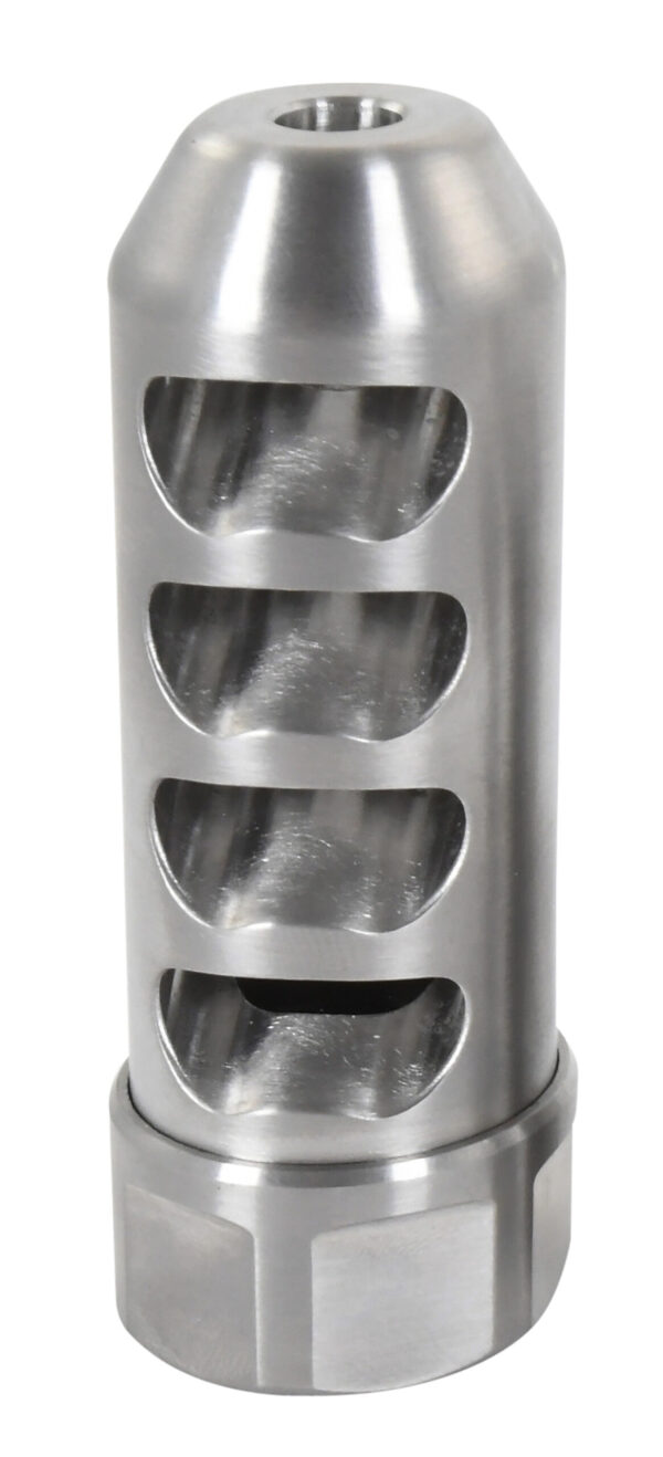American Precision Arms Gen 2 Fat Bastard Brake, Stainless, 5/8″-24, 3.30″