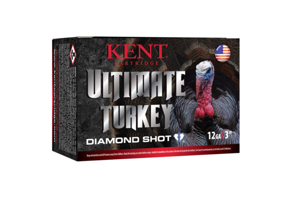130423-1 Kent Ultimate Diamond Shot Turkey 12GA 3in 1-3/4oz #5 10rd