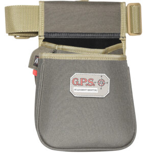 GPS Contoured Double Shotshell Pouch Olive w/Belt
