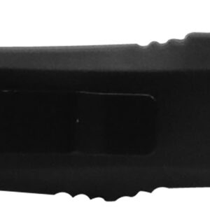 Templar Knife SFL232 Gen II Fallen Small 2.69″ OTF Tanto Plain Powder Coated 440C SS Blade, 4.31″ Black w/Skull Aluminum Handle, Glass Breaker