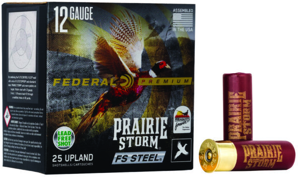130666 Federal Prairie Storm FS Steel 12ga 3in 1-1/8oz #4 25rd