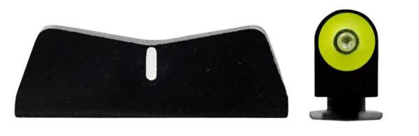 130841 XS Sights GL0009P3Y DXT2 Big Dot Night Sights fits Glock Black | Green Tritium Yellow Outline Front Sight White Stripe Rear Sight