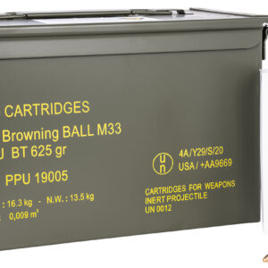 PPU Rangemaster .50 BMG 625gr FMJ 120rd Metal Can
