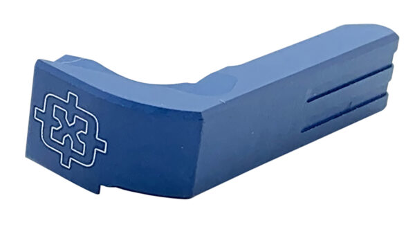 Cross Armory CRGMCBL Extended Mag Catch, Blue Anodized