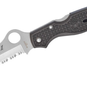 Spyderco Atlantic Salt C89SBK 3.69″ Sheepsfoot Serrated H-1