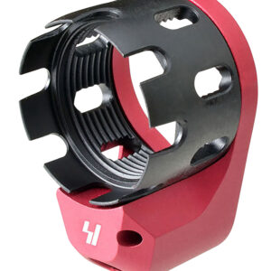 Strike Industries TRIBUS Castle Nut & End Plate – Red
