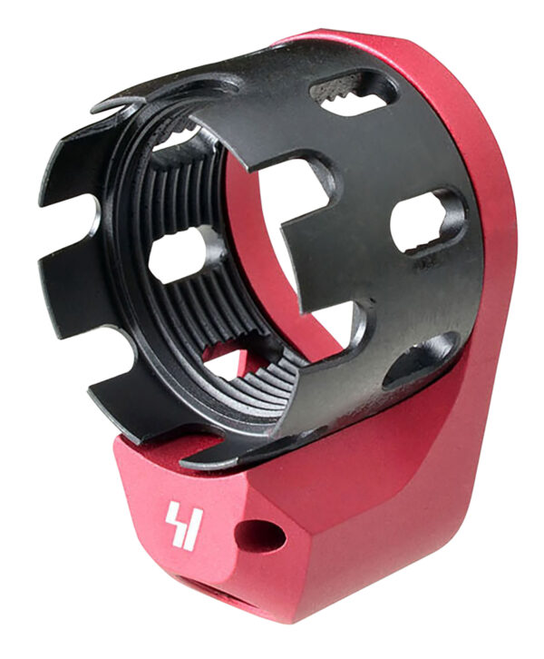 131540 Strike Industries TRIBUS Castle Nut & End Plate – Red