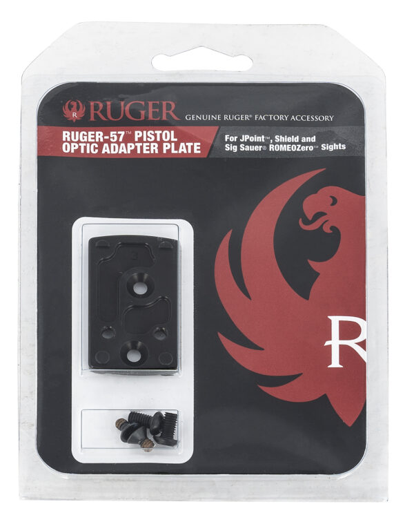 Ruger 90723 Ruger-57 Optic Adapter Plate, Black Anodized