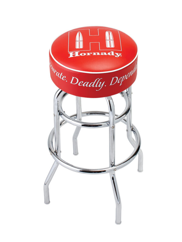132156 Hornady 99103 Reloading Bench Stool — Chrome/Red Vinyl