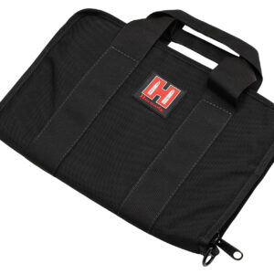 Hornady 99117 Pistol Case Black/Red Holds 1 Handgun