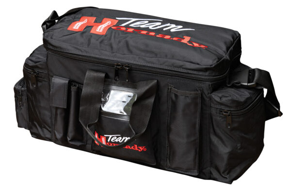 132164 Hornady Team Hornady Range Bag, Black w/ Red Logo