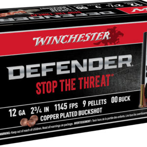Winchester Defender 12 GA 2.75in 00 Buck 9-Pellet 10rd