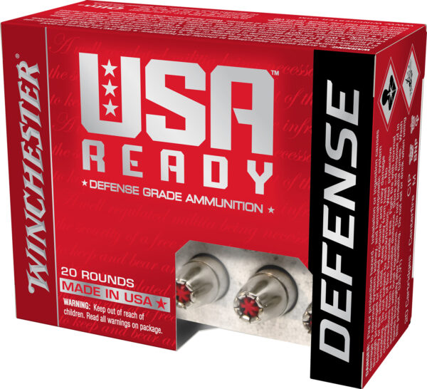 132188 Winchester USA Ready 45 ACP 200 gr JHP Hex-Vent 20rd Box