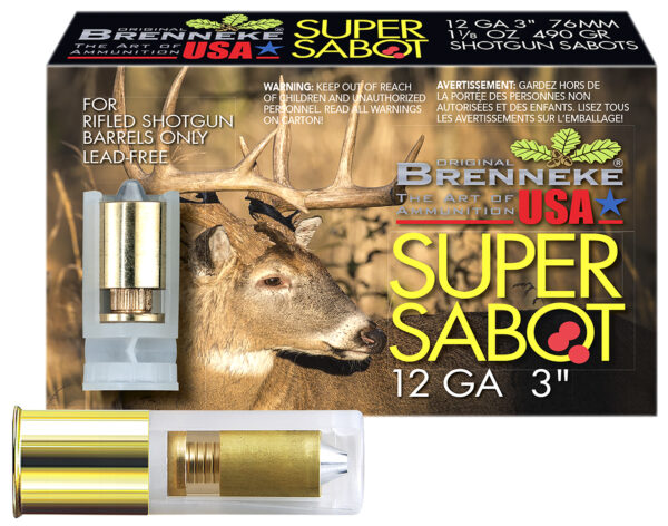 Brenneke Super Sabot 12 Gauge 3″ 1 1/8 oz 5rd