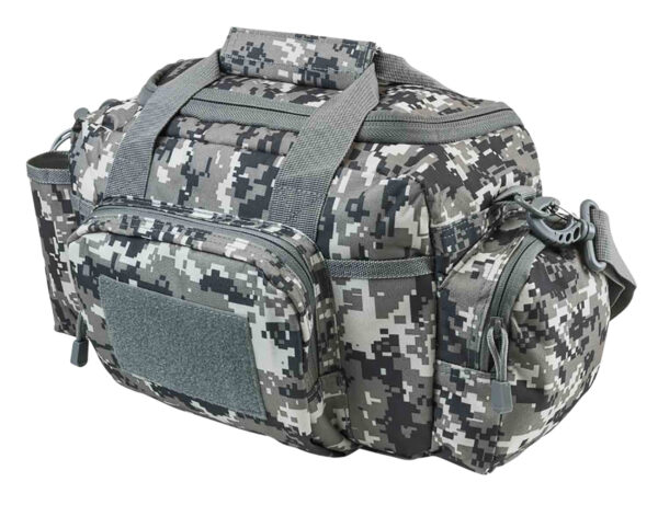 132545 NcStar CVSRB2985D VISM Range Bag with Small Size, Side Pockets, PALs Webbing, Carry Handles, Pockets & Digital Camouflage Finish