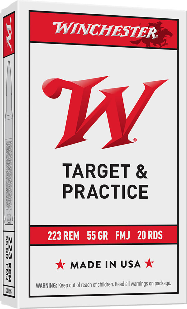 132827 Winchester USA .223 Rem 55 gr FMJ 20rd Box