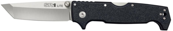 132851 Cold Steel SR1 Lite 4″ Tanto Folding Knife, Black Griv-Ex