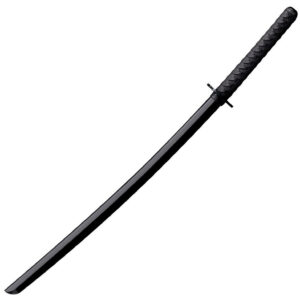 Cold Steel CS92BKKC Bokken Training Sword 30″ Fixed Plain Black Polypropylene Blade 11.50″ Black Imitation Cord Wrap Polypropylene Handle