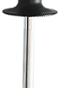 Accusharp 034C 9″ Diamond Sharpening Steel – Black Handle