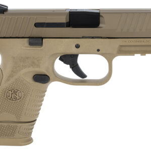 FN 509 Compact 9mm 3.7″ FDE Polymer Frame Stainless Slide