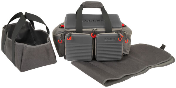 133251 Allen Competitor Premium Moldable Lockable Range Bag, Gray