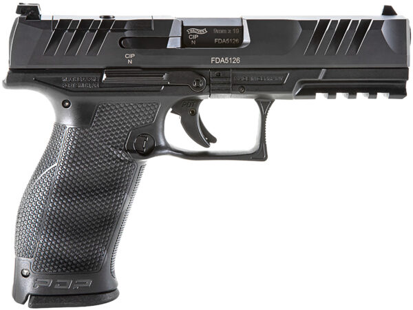 133690 Walther PDP Full-Size Optic Ready Pistol 9mm 4.5in 18rd Black