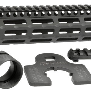 Midwest Industries MIG4M14 Tactical G4M Handguard AR-15 Black Hardcoat Anodized Black 14″ 6061-T6 Aluminum M-LOK