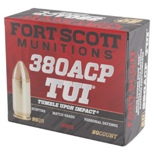 Fort Scott Munitions .380 ACP 95gr TUI 20rd Box