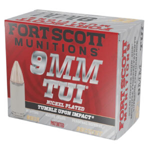 Fort Scott Munitions TUI 9mm Luger 80gr Solid Copper – 20rd Box
