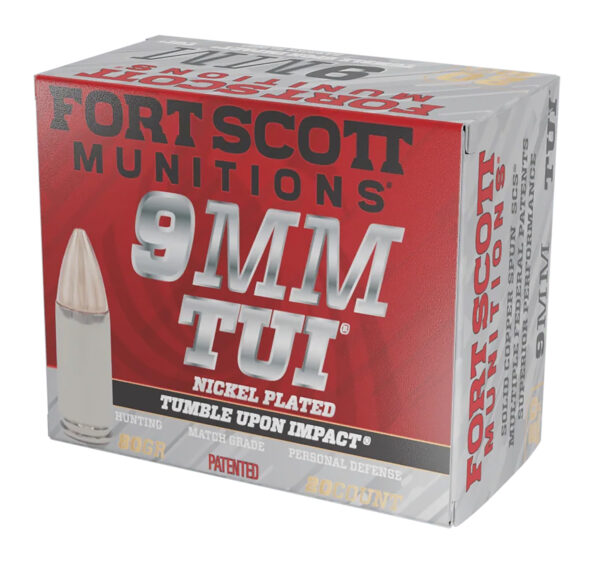 Fort Scott Munitions TUI 9mm Luger 80gr Solid Copper – 20rd Box