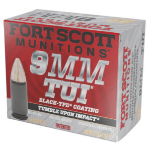 Fort Scott Munitions 9mm 115gr TUI Solid Copper 20rd Box