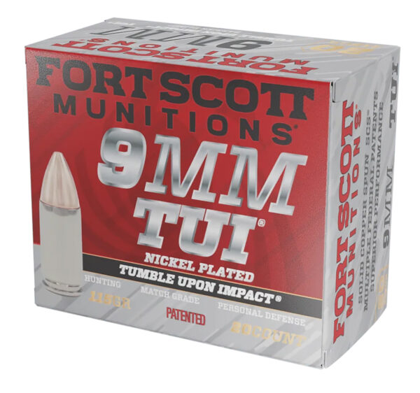 Fort Scott Munitions TUI 9mm 115gr Solid Copper – 20rd Box